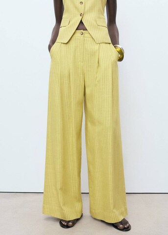 MANGO Loosefit Hose 'Luca' in Gelb: Vorderseite
