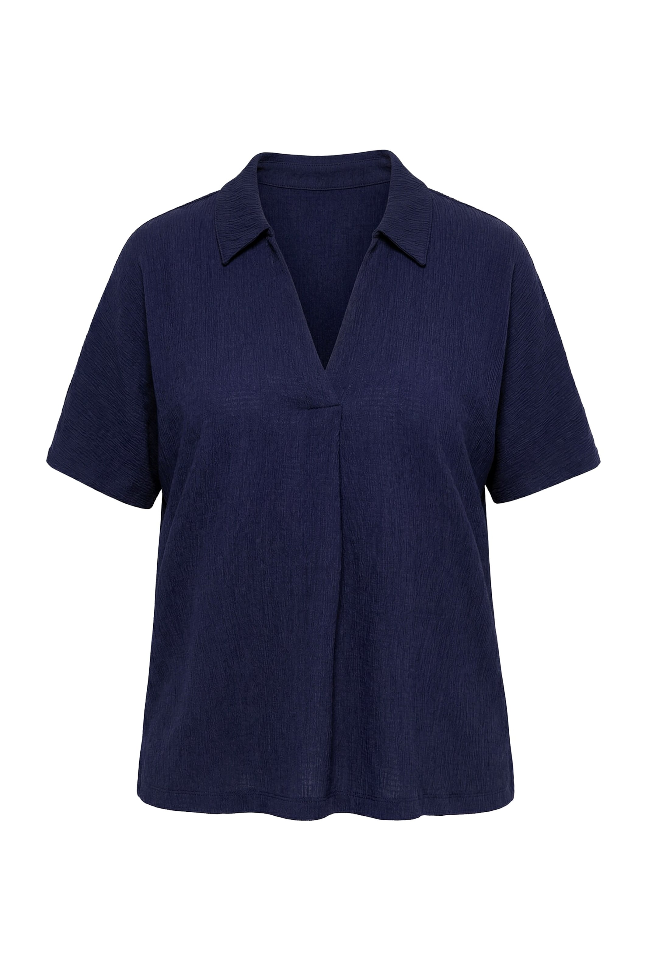Ulla Popken Shirt in Blau: Vorderseite