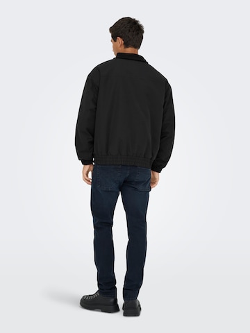 Only & Sons Between-Season Jacket in Black