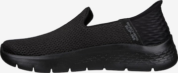 SKECHERS Slip-Ons 'Go Walk Flex' in Black: front