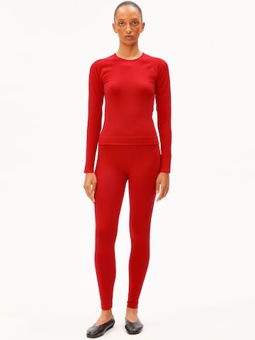 ARMEDANGELS Longsleeve SEAMLESS in Rot