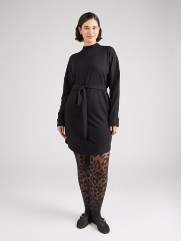 Noisy May Curve Dress 'NMCITY AVA' in Black: front