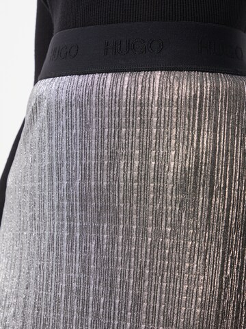 HUGO Red Skirt 'Nalissee' in Silver