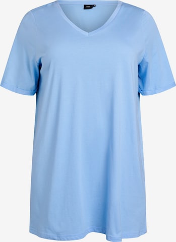 zils Zizzi T-Krekls 'Chiara': no priekšpuses