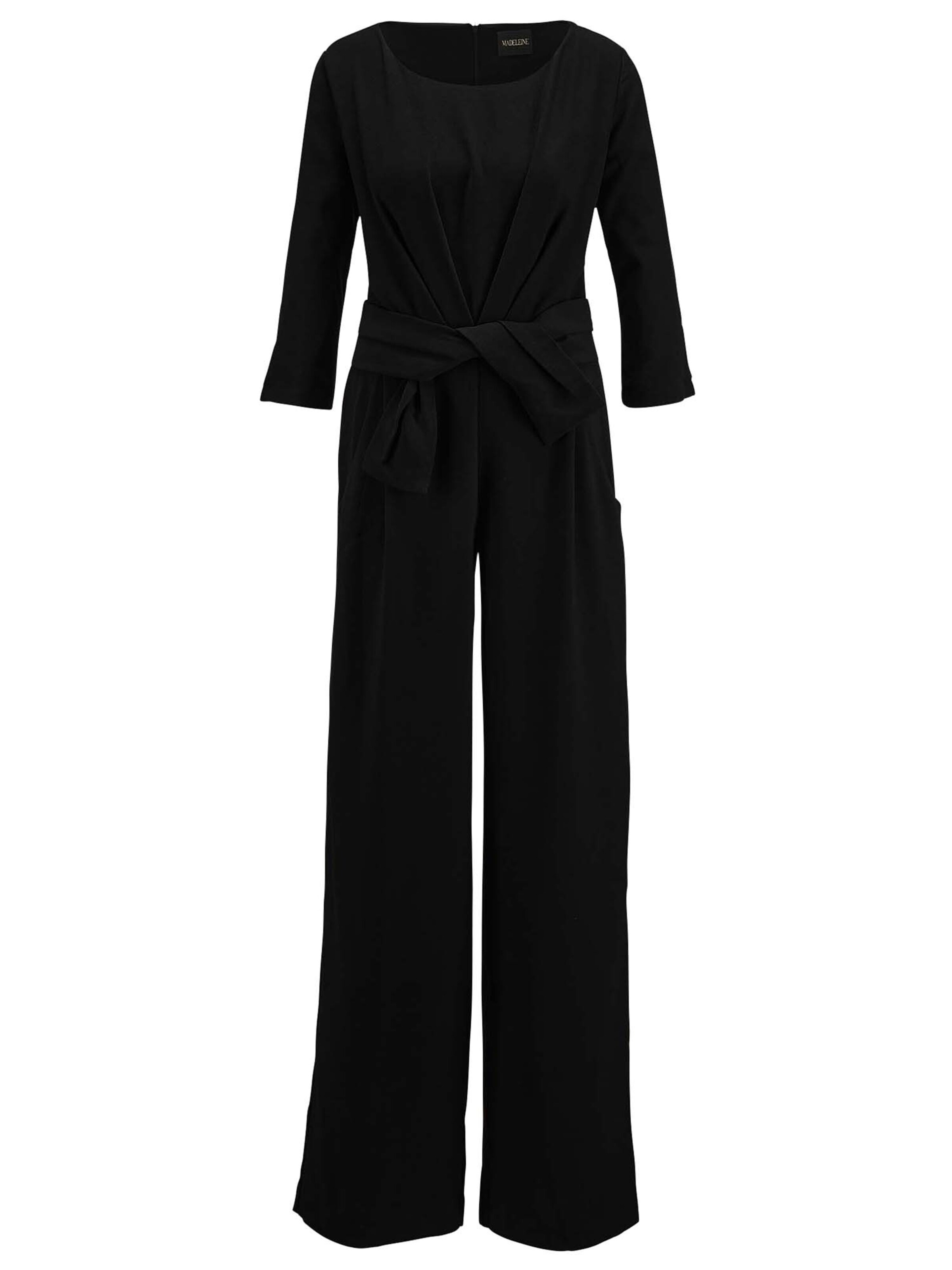 Combinaison MADELEINE en noir : devant