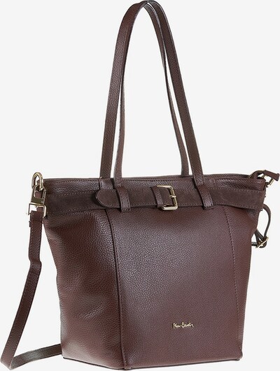 PIERRE CARDIN Schultertasche in One Size in schoko / gold, Produktansicht