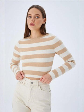 Pull-over 'Pullover' MixRay en beige