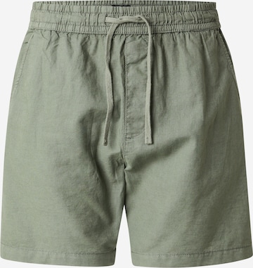 Loosefit Pantalon QS en vert : devant