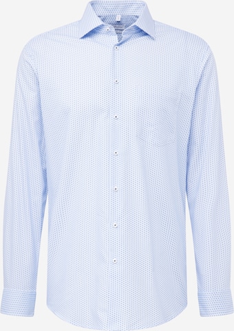 Coupe regular Chemise SEIDENSTICKER en bleu : devant