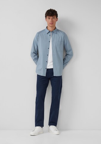 Coupe slim Chemise s.Oliver en bleu