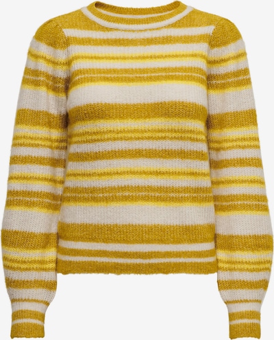 JDY Pullover 'INGEBORG' in gelb / honig / orange / offwhite, Produktansicht