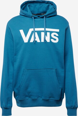 VANS Sweatshirt 'Classic II' in Blauw: voorkant