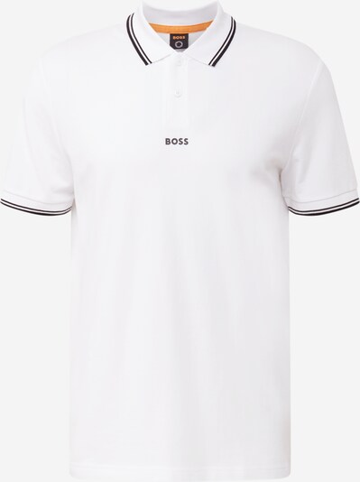 BOSS T-Shirt 'Chup' in schwarz / offwhite, Produktansicht