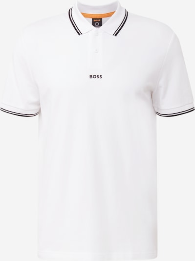 BOSS Orange T-Shirt 'Chup' en noir / blanc cassé, Vue avec produit