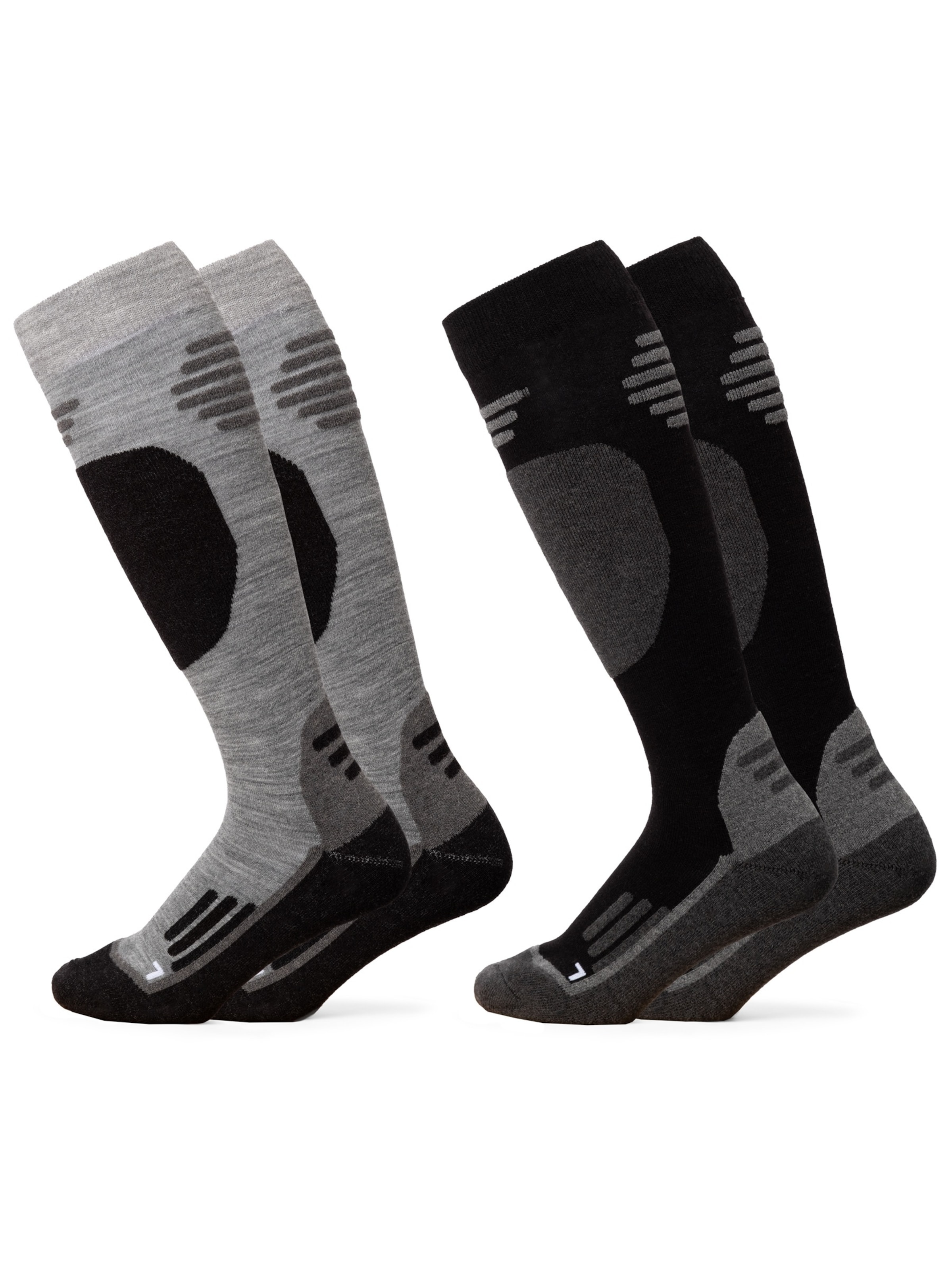 Occulto Calcetines deportivos 'Merino Toni' en gris / negro, Vista del producto