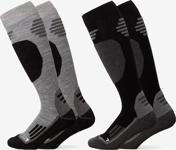 Occulto Athletic Socks 'Merino Toni' in Black: front