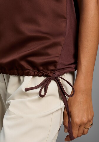 LAURA SCOTT Bluse in Braun