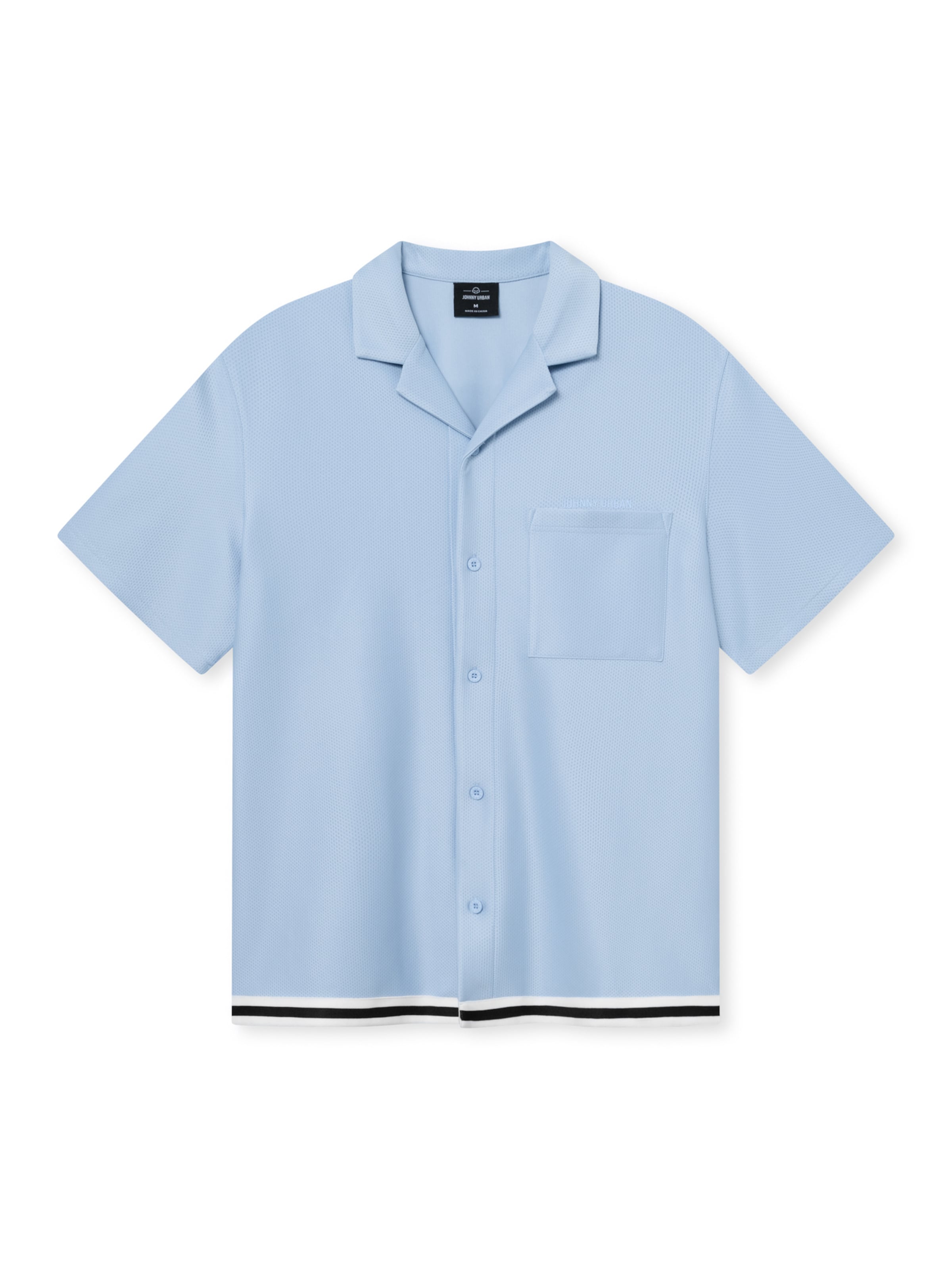 zils Johnny Urban Standarta piegriezums Krekls 'Parker': no priekšpuses