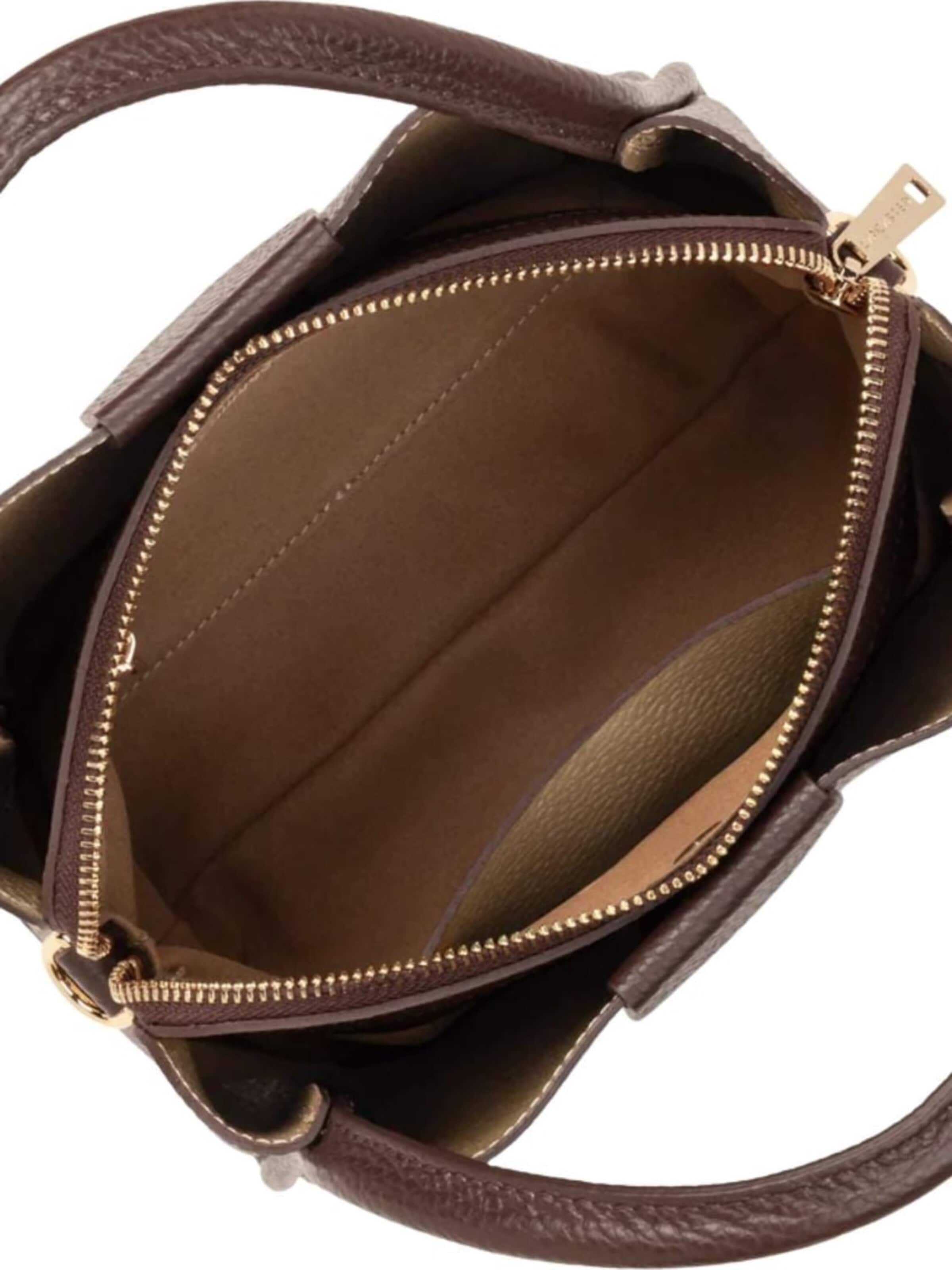 LANCASTER Paris - Malas de tiracolo 'Lancaster Sac à main Aimantée S Ida Double Marron - In - Or Pâle' em castanho