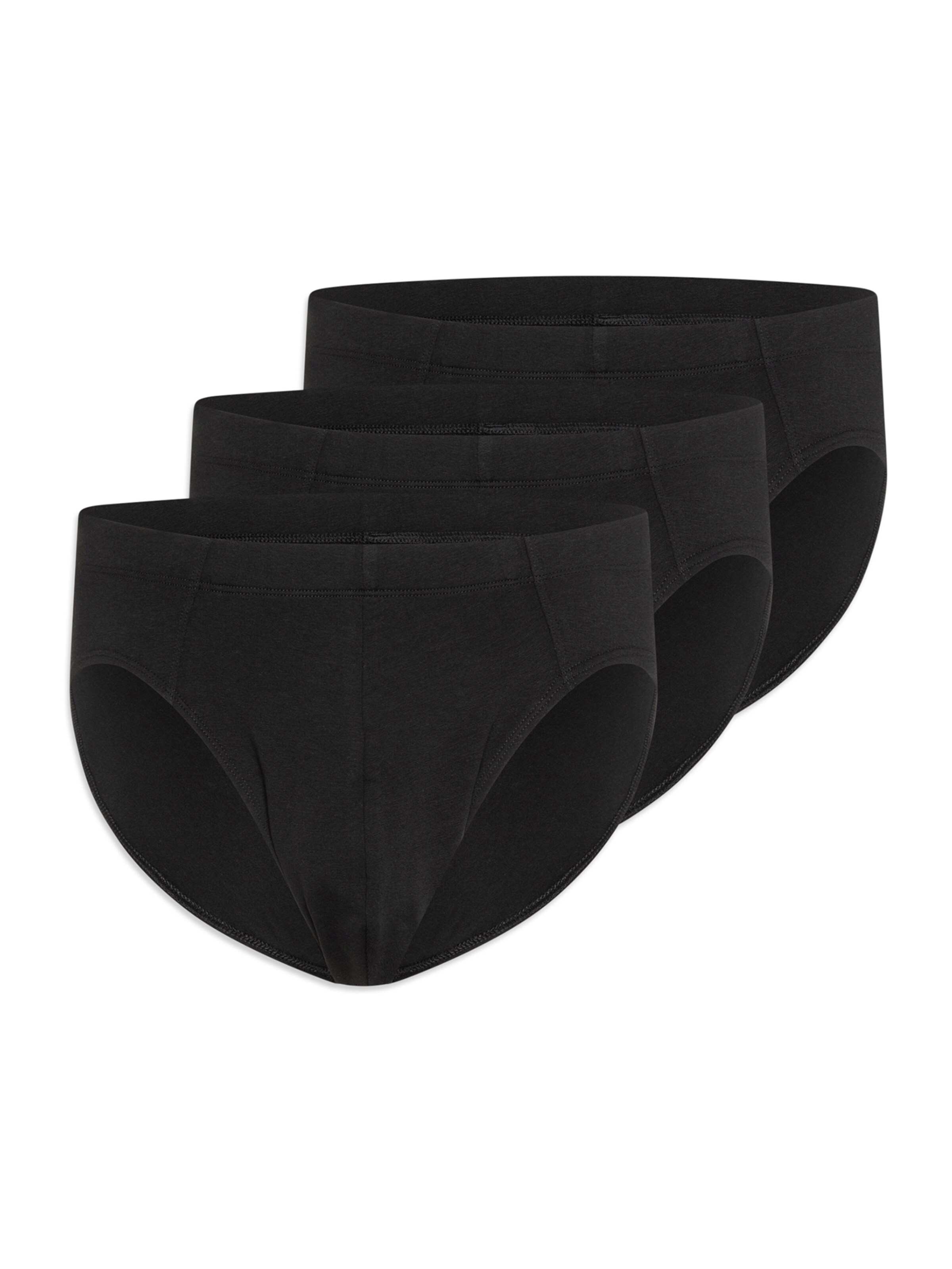 Slip di uncover by SCHIESSER in nero: frontale