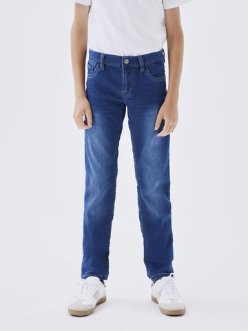 NAME IT Skinny Jeans 'Theo' in Blauw: voorkant