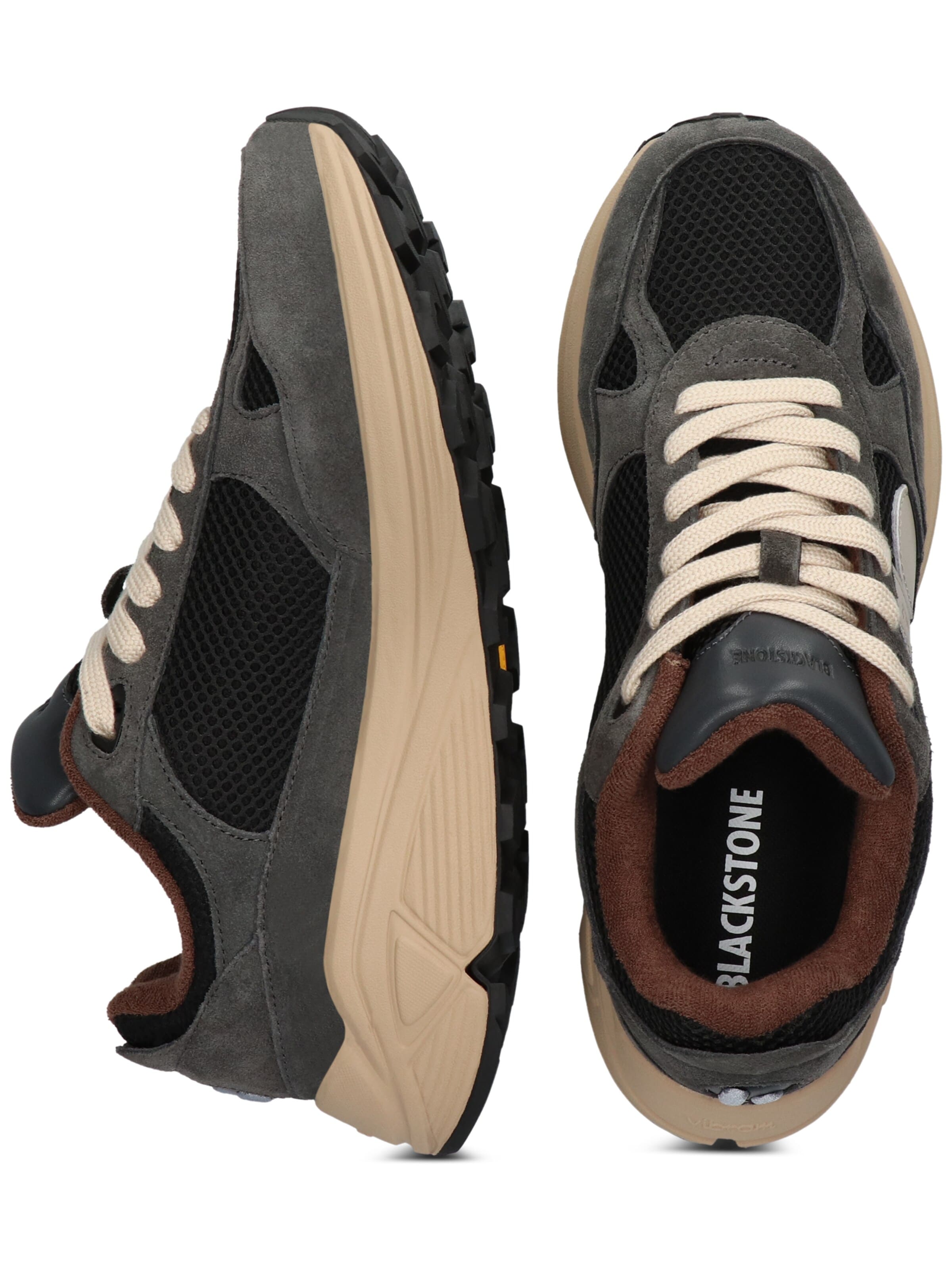 BLACKSTONE Sneakers laag 'V-RILEY' in Grijs