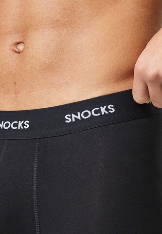 SNOCKS Boxershorts in Schwarz