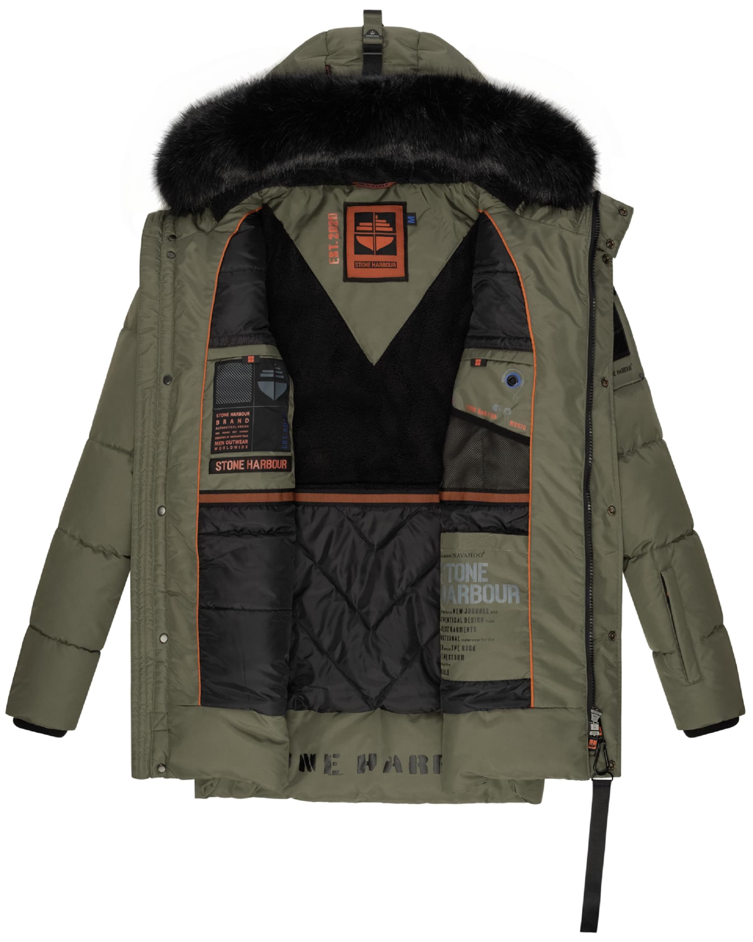 STONE HARBOUR Vinterjakke 'Mironoo' i grøn
