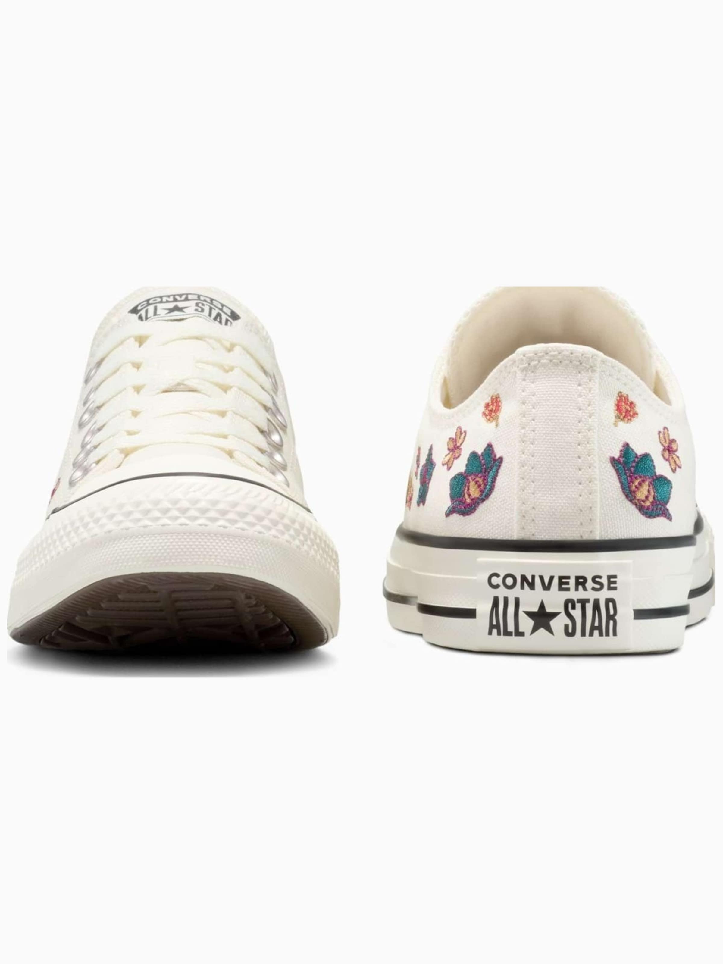 CONVERSE - Zapatillas deportivas bajas 'Converse Chuck Taylor All Star Flowers' en beige
