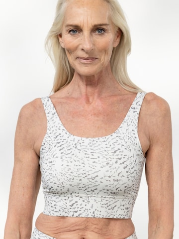 Bustier Soutien-gorge de sport 'Bustier' Hey Honey en blanc : devant