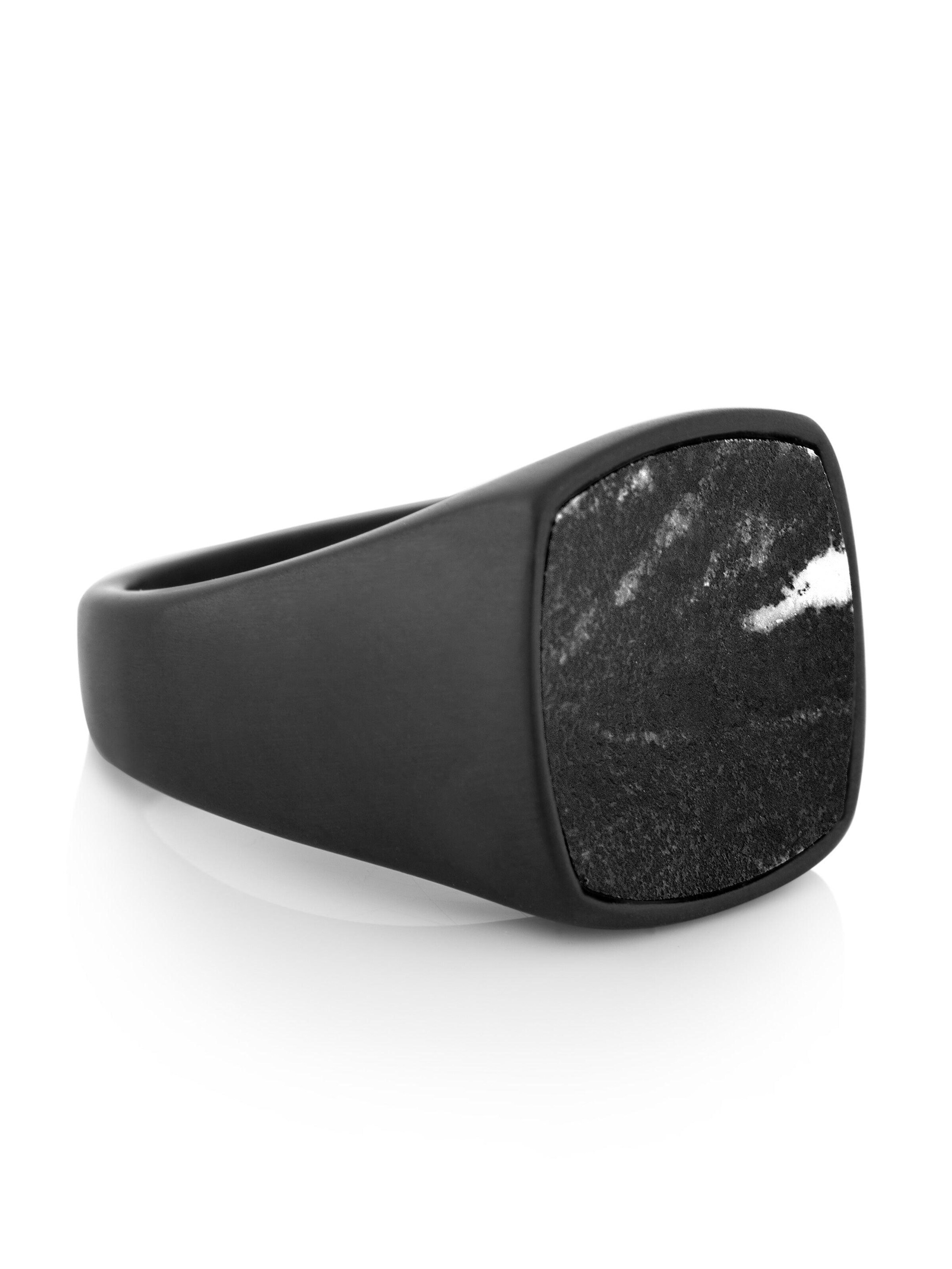Akitsune Ring 'Opul' in Black