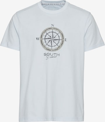 DELMAO T-Shirt in Blau: Vorderseite