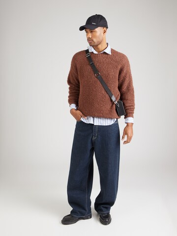 TOPMAN Sweater in Brown