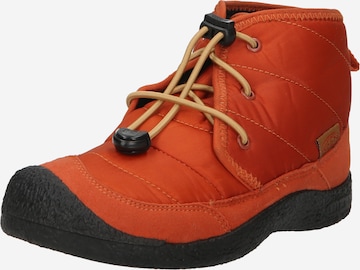 KEEN Boots 'HOWSER II' in Oranje: voorkant