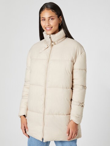 Manteau d’hiver 'Duffy' Hoermanseder x About You en beige : devant