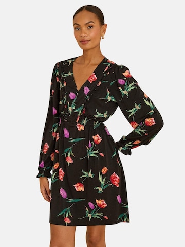 Robe love & roses en noir : devant