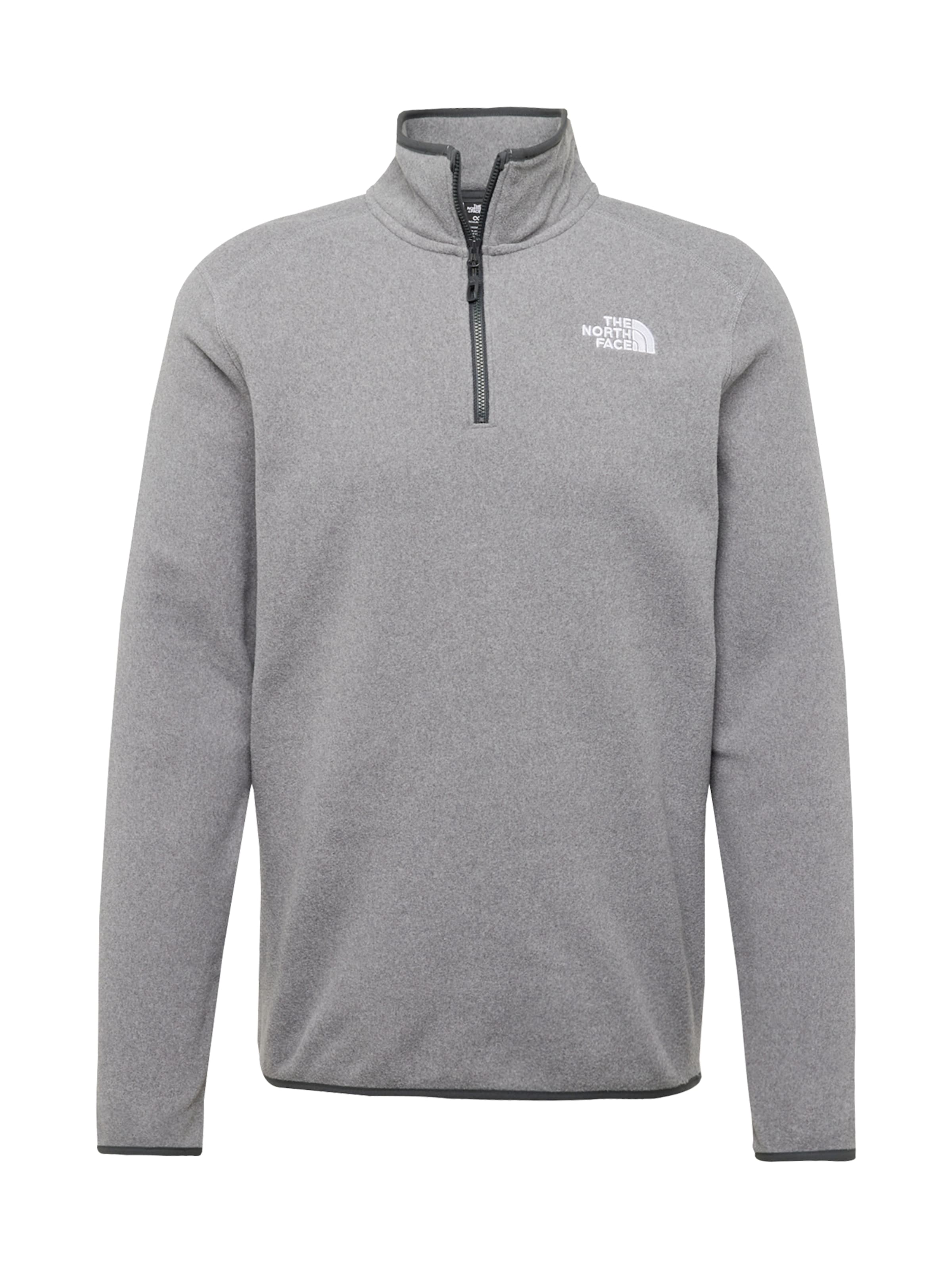 THE NORTH FACE Sports sweatshirt '100 Glacier' in Grey: front