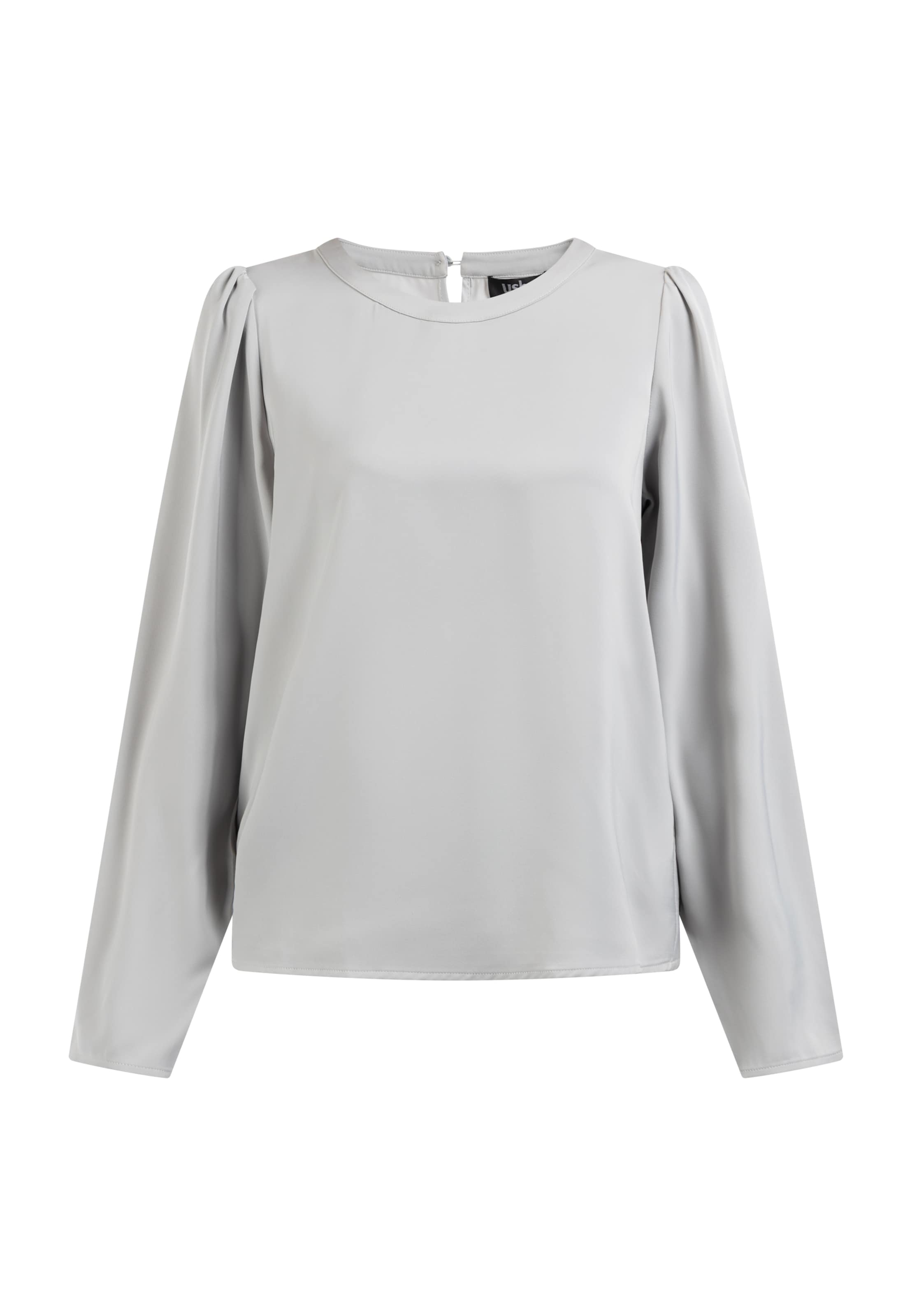 Camicia da donna di usha BLACK LABEL in grigio: frontale