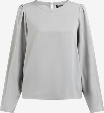 Camicia da donna di usha BLACK LABEL in grigio: frontale