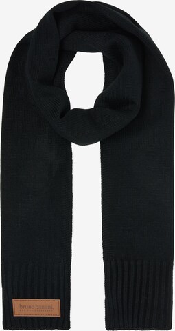 BRUNO BANANI Scarf ' BURT ' in Black: front