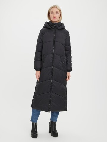 VERO MODA Wintermantel 'UPPSALA' in Zwart: voorkant