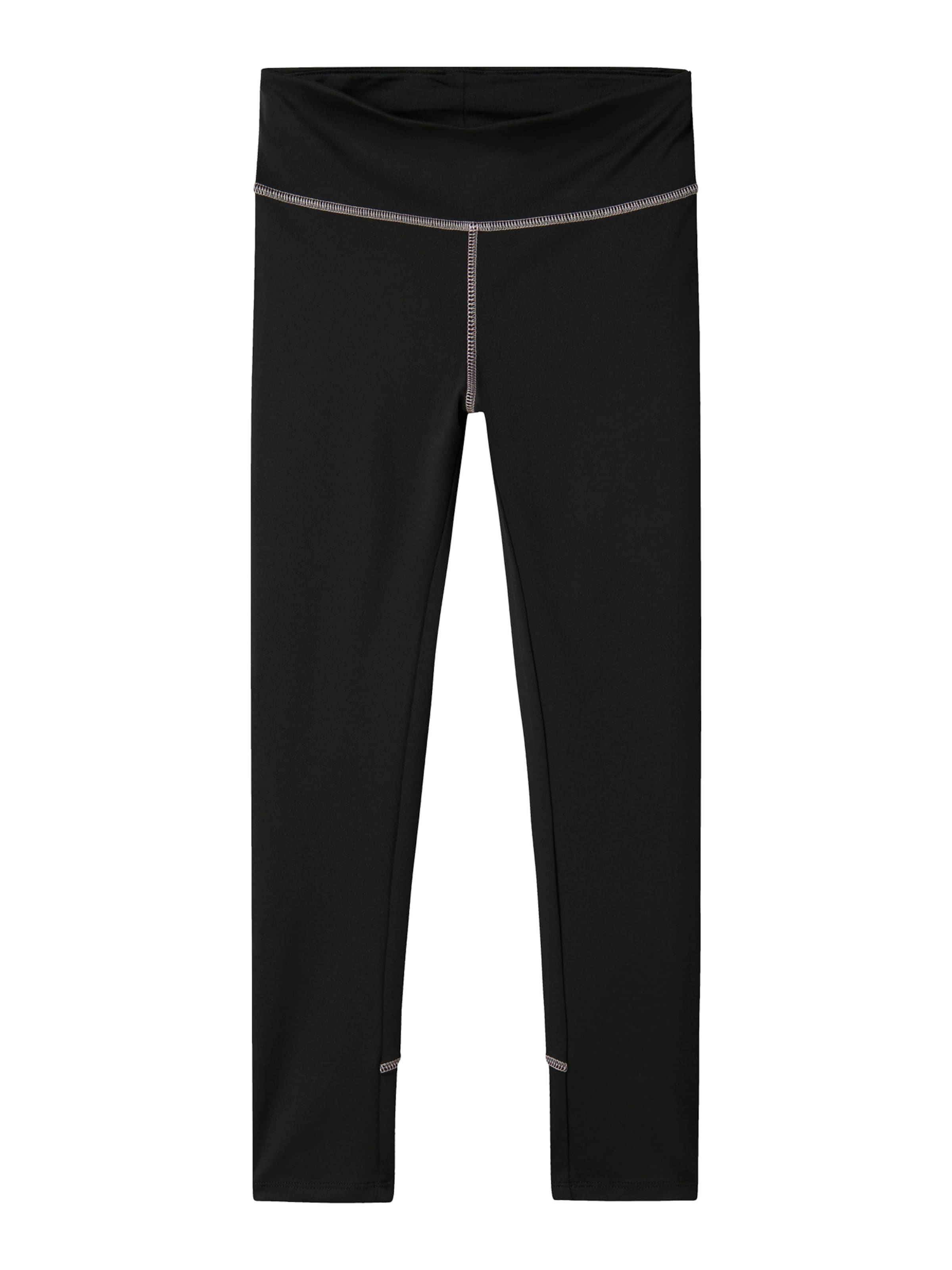 NAME IT - Skinny Leggings en negro: frente