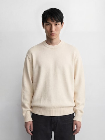 Burocs Pullover 'Knit'‌‌‌‌ in Weiß