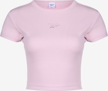 Reebok - Camiseta 'Classics' en rosa: frente