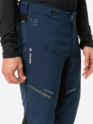 VAUDE Loosefit Outdoorbroek 'M Virt SFT P II' in Blauw