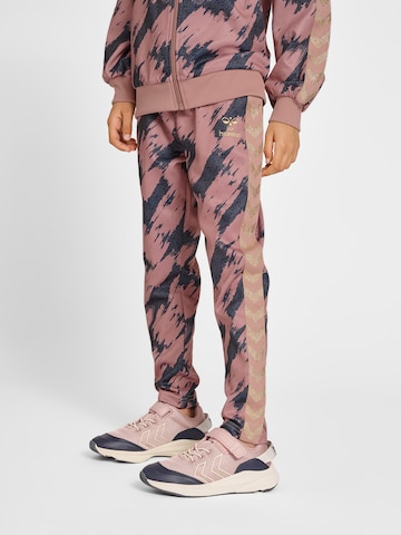 Hummel Regular Pants in Pink: front