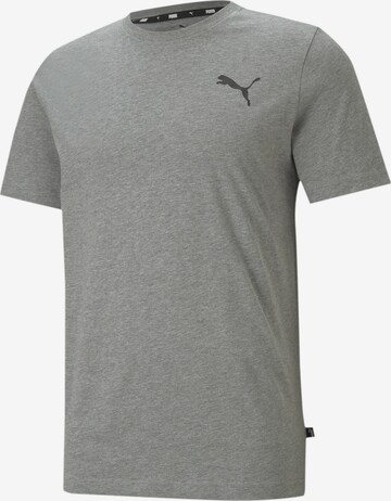 PUMA Performance Shirt 'Essentials' in Grey: front