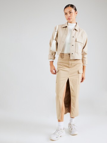 Calvin Klein Jeans Jacke in Beige