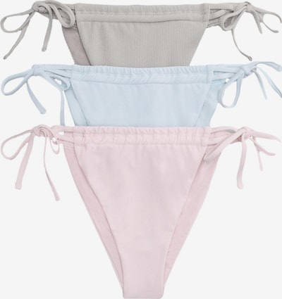 The Set Bikinihousut koossa XS värissä pastellinsininen / harmaa / pastellinpinkki, Tuotenäkymä