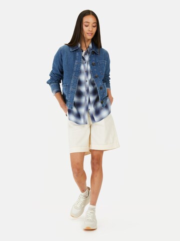 CAMEL ACTIVE Jeansjacke aus Baumwolle in Blau